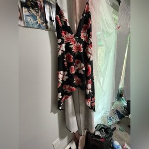Floral High Low Dress by PRIVY